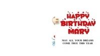 Happy Birthday Greeting Card Video sweet Wish template