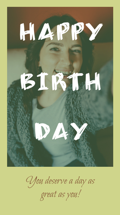 Happy Birthday - Insta Story Template | PosterMyWall