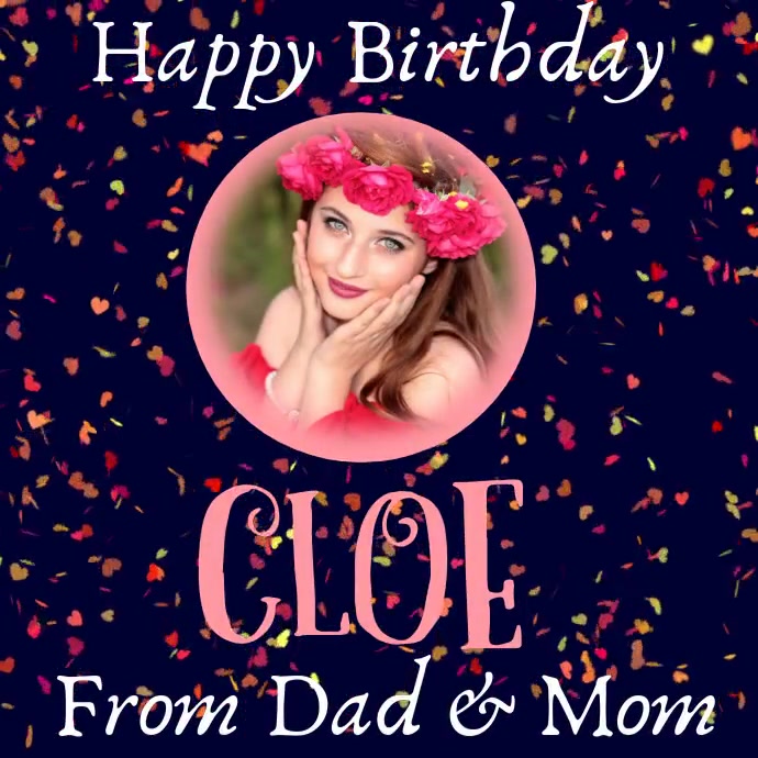 happy birthday instagram post ad template PosterMyWall