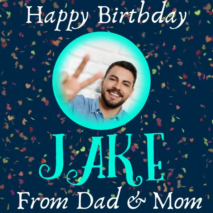 happy birthday instagram post ad template PosterMyWall