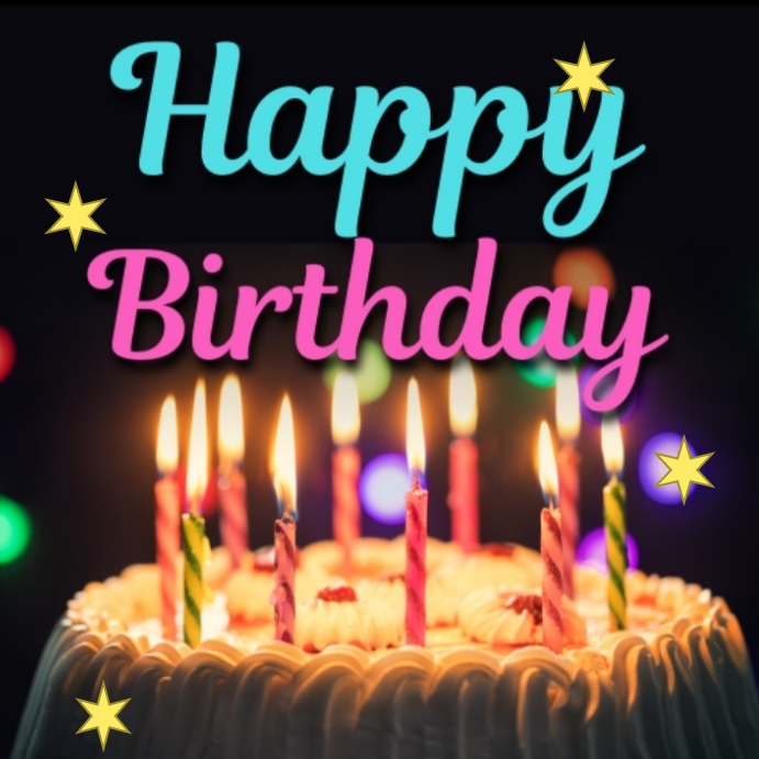 Happy Birthday Instagram Post Template PosterMyWall happy-birthday-instagram-post-template-postermywall