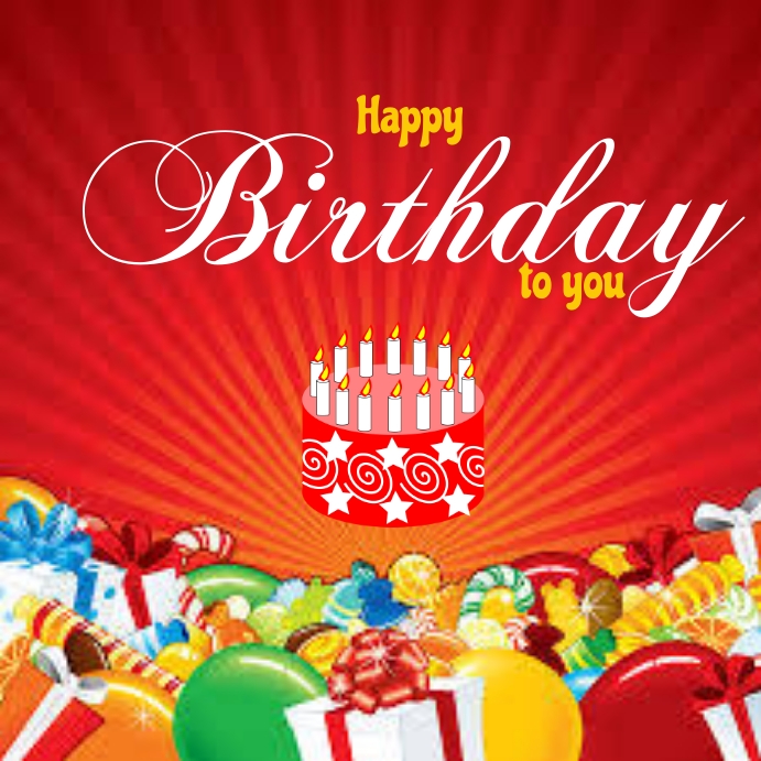 happy birthday instagram post Template PosterMyWall