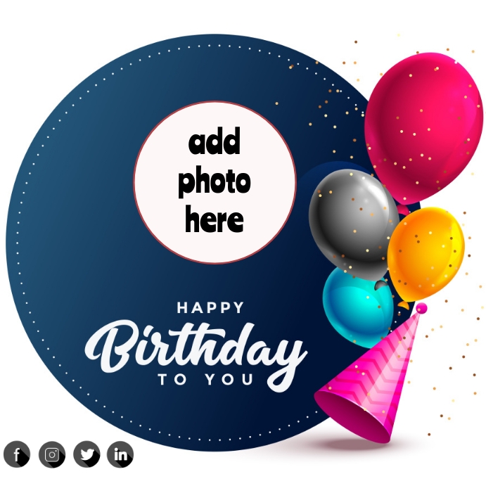 Happy Birthday Instagram Post Template PosterMyWall Happy Birthday Instagram Post Template PosterMyWall