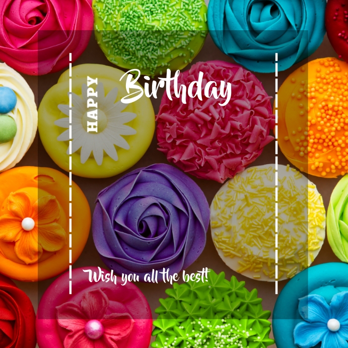 Happy Birthday Instagram Post Template PosterMyWall
