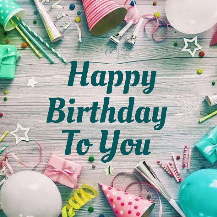 Pinterest Happy Posts Happy birthday Instagram post Template | PosterMyWall