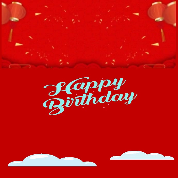 Happy birthday Instagram post Template PosterMyWall