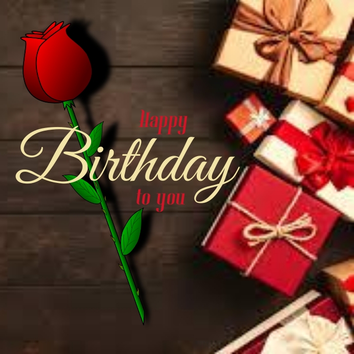 happy birthday instagram post Template PosterMyWall