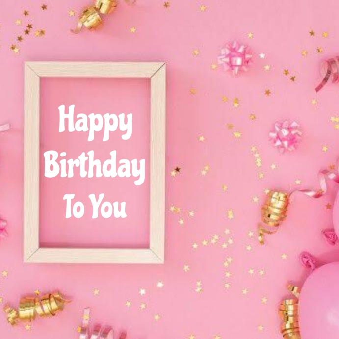 Happy birthday Instagram post Template PosterMyWall