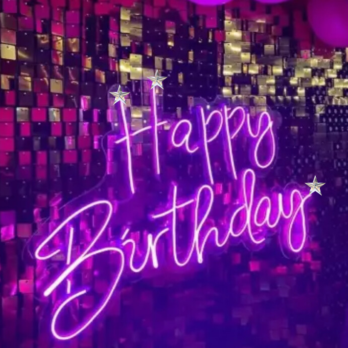 Happy birthday Instagram post Template PosterMyWall