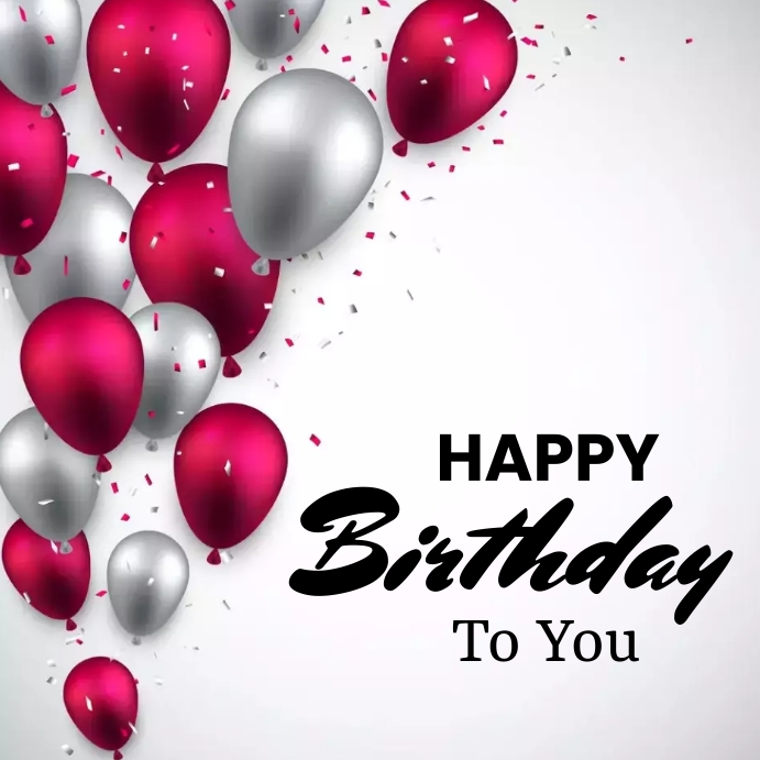 Happy Birthday Instagram post Template PosterMyWall