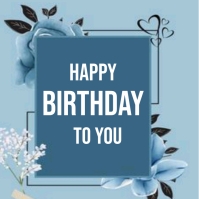 Plantilla de Happy birthday Instagram post | PosterMyWall