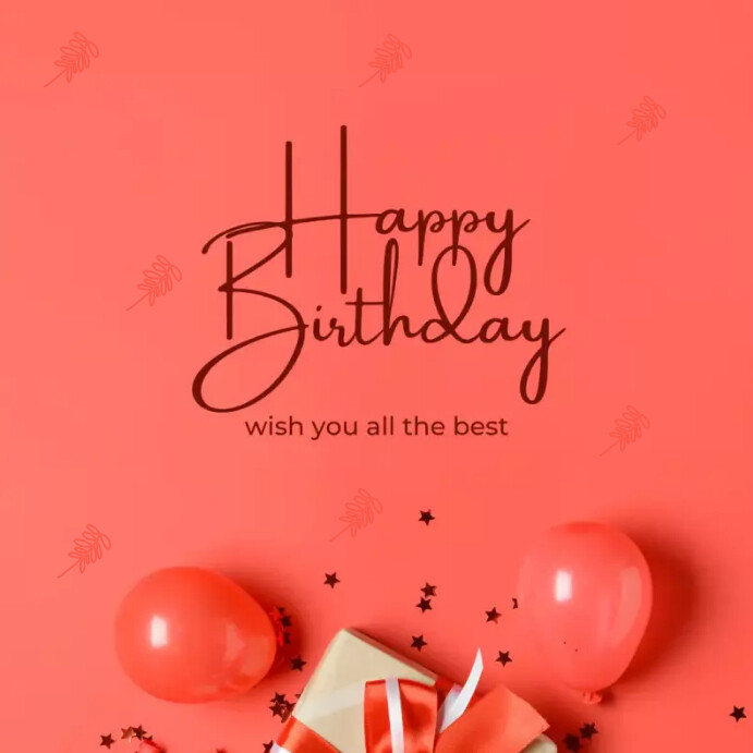 Pinterest Happy Posts happy birthday instagram post Template | PosterMyWall