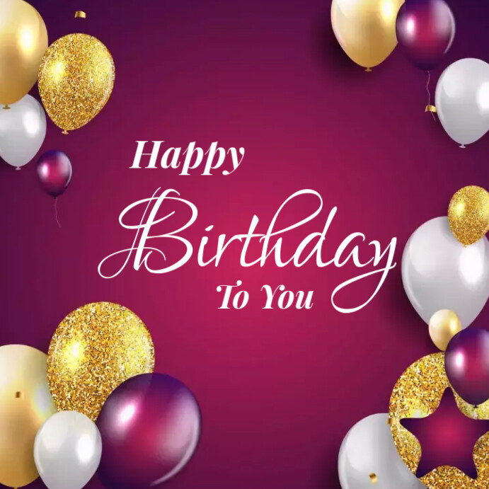 Happy Birthday Instagram Post Template PosterMyWall Happy Birthday Instagram Post Template PosterMyWall