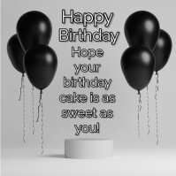 happy birthday template | PosterMyWall