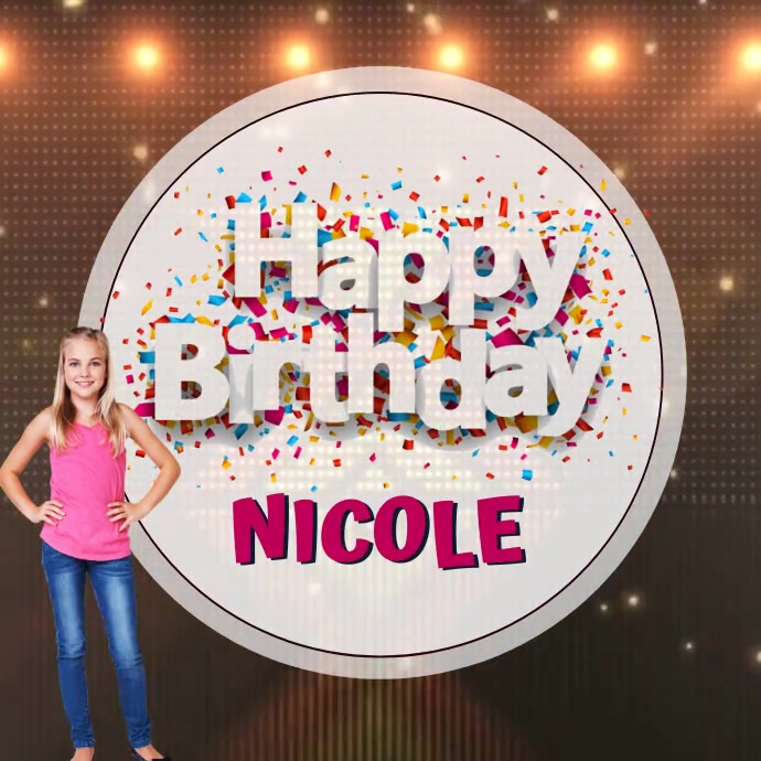 HAPPY BIRTHDAY instagram post template PosterMyWall