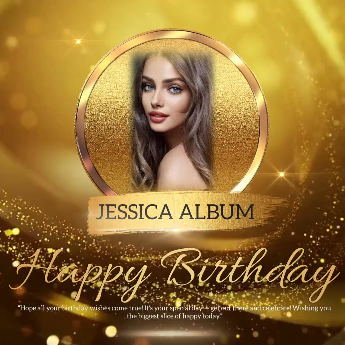 HAPPY BIRTHDAY INSTAGRAM POST TEMPLATE | PosterMyWall