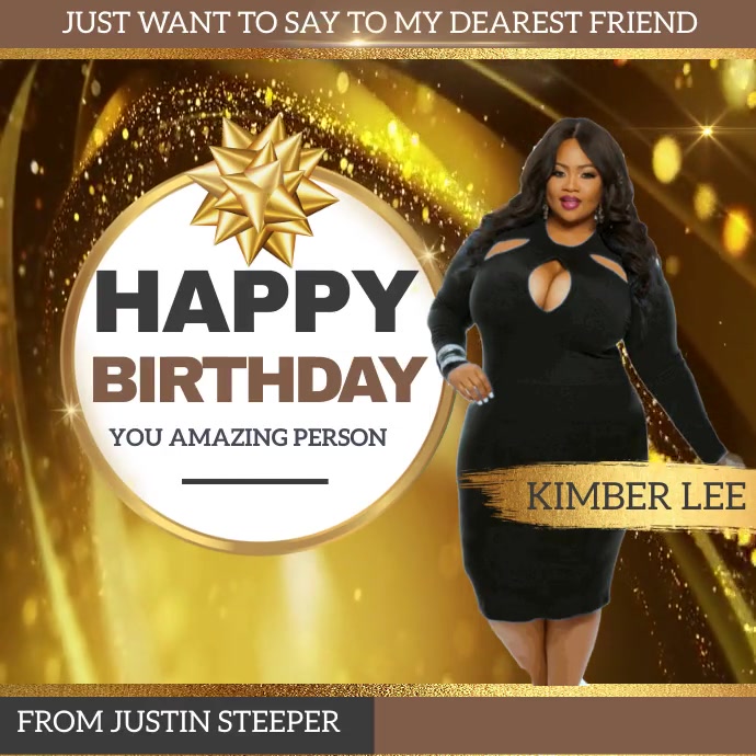 HAPPY BIRTHDAY INSTAGRAM POST TEMPLATE Quadrado (1:1)