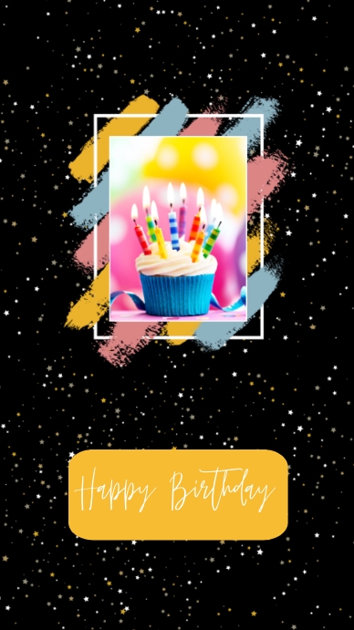 Happy Birthday Instagram Story Template | PosterMyWall