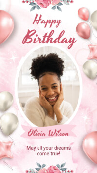 Happy Birthday Instagram Story template