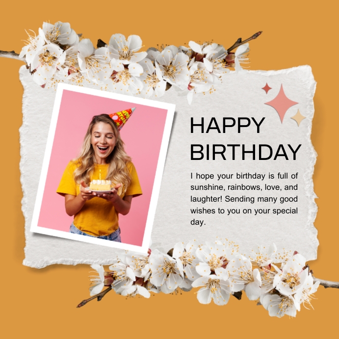 Happy Birthday Instagram Story Template PosterMyWall