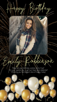 Sort Birthday Celebration Instagram Story Template