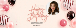 Happy Birthday instagram story Template Facebook-coverfoto