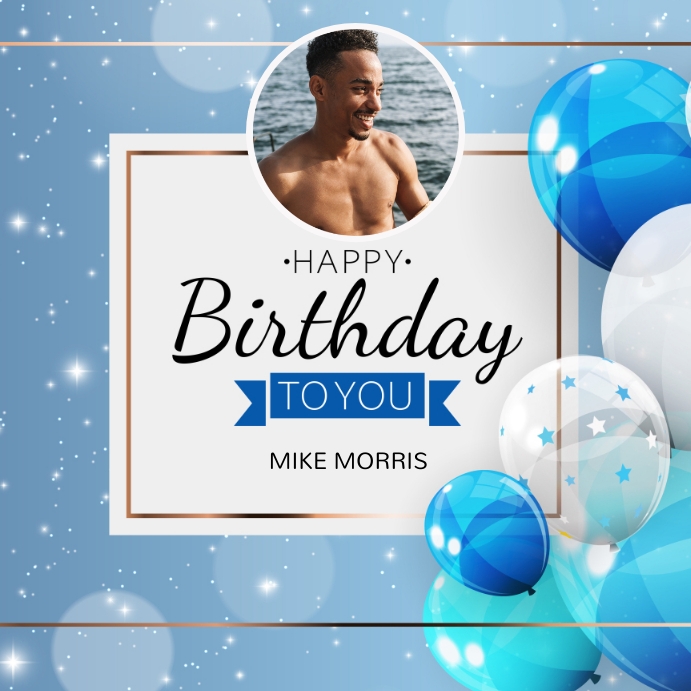 Happy birthday instagram story template PosterMyWall