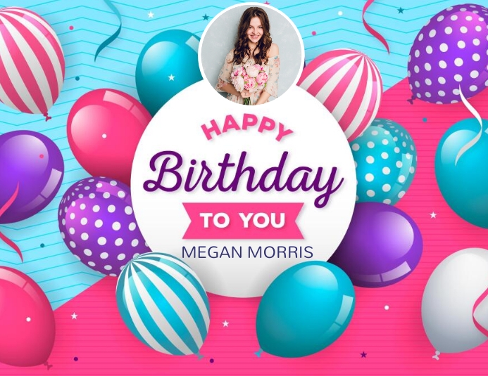 Happy birthday instagram story template Ulotka (US Letter)