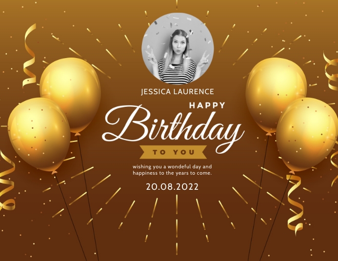 Happy Birthday instagram story Template PosterMyWall