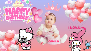 HAPPY BIRTHDAY KIDS Pantalla Digital (16:9) template