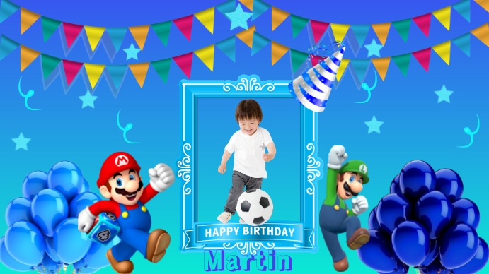 free and customizeable happy birthday templates -... HAPPY BIRTHDAY KIDS Template | PosterMyWall