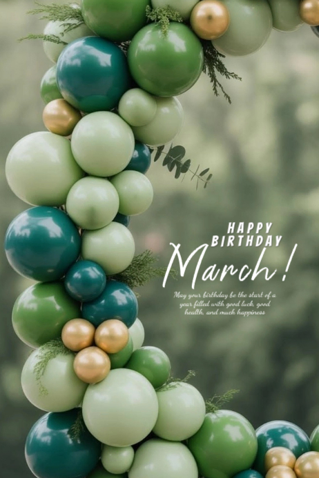 Happy birthday march Template | PosterMyWall