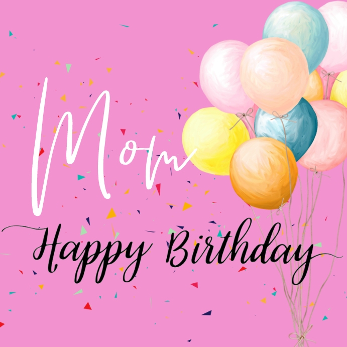 De Modele De Joyeux Anniversaire Maman Postermywall De Modele De Joyeux Anniversaire Maman Postermywall