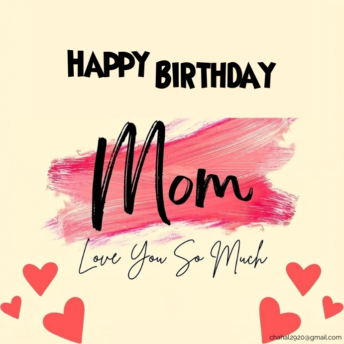 Happy birthday mother Template PosterMyWall