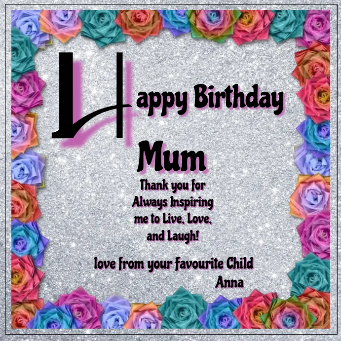 Modele Joyeux Anniversaire Maman Postermywall Modele Joyeux Anniversaire Maman Postermywall
