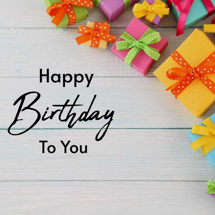 Happy Birthday Online Greeting Card Template PosterMyWall