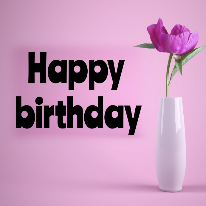 Copy of Happy birthday parabens aniversario | PosterMyWall
