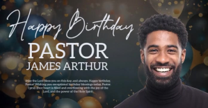 Black Pastor Birthday Celebration Facebook Shared Image Template