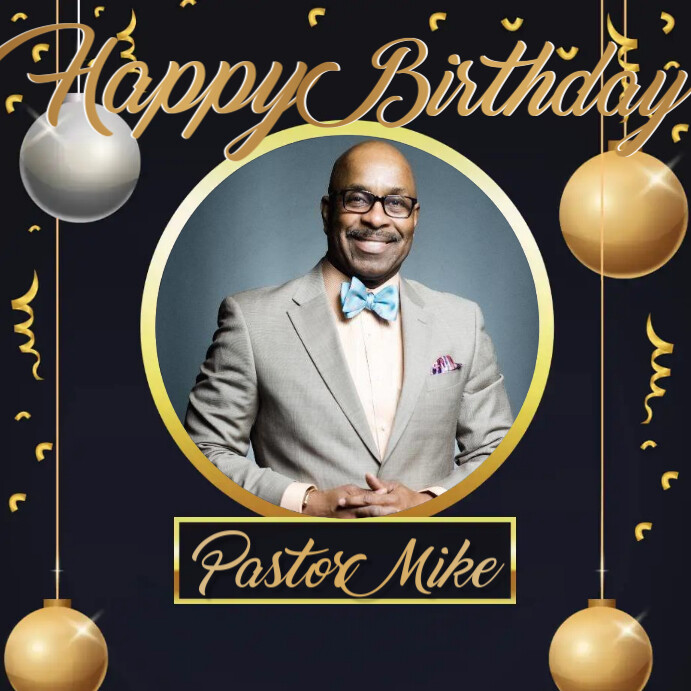 Joyeux Anniversaire Pasteur Eglise Modele Postermywall Joyeux Anniversaire Pasteur Eglise Modele Postermywall