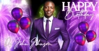 Happy Birthday Pastor design template Facebook Shared Image
