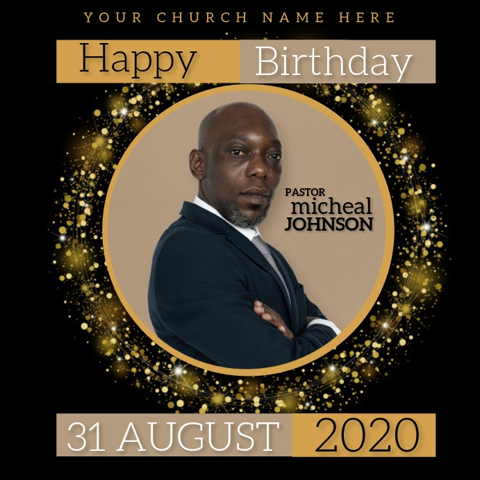 Modele De Pasteur Joyeux Anniversaire Postermywall Modele De Pasteur Joyeux Anniversaire Postermywall