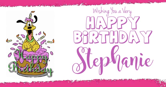 Modele Joyeux Anniversaire Pluto Gif Voeux Pour Faceboo Postermywall Modele Joyeux Anniversaire Pluto Gif Voeux Pour Faceboo Postermywall