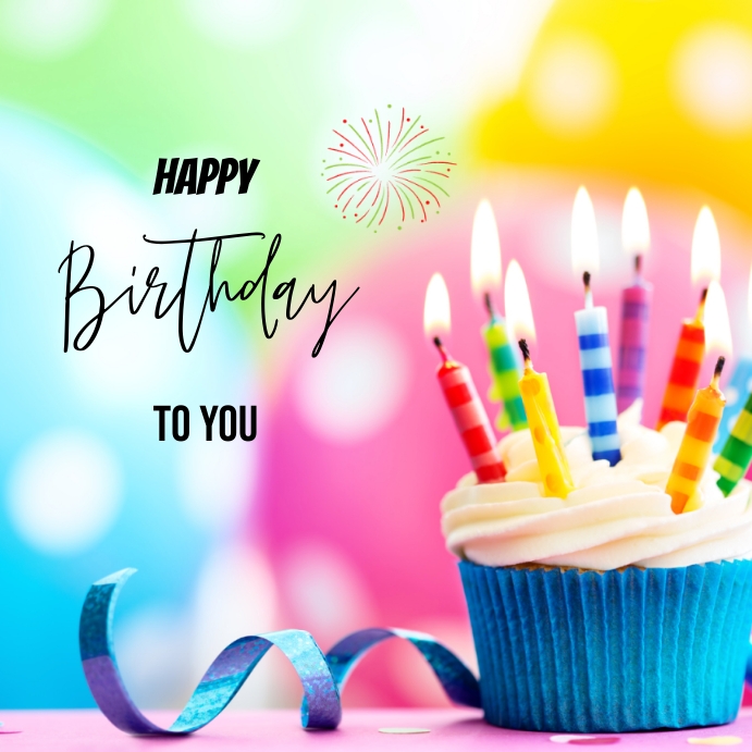 Happy Birthday Post Template | PosterMyWall