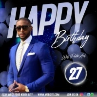 Happy birthday post template