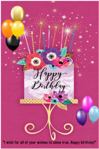 Happy Birthday Poster 2025 template