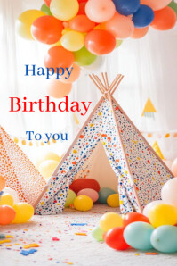 Happy Birthday Poster 2025 Iphosta template