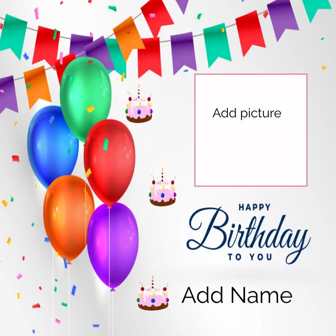 Happy Birthday poster Template PosterMyWall