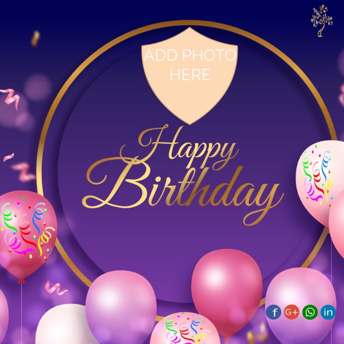 Happy Birthday Poster Template PosterMyWall
