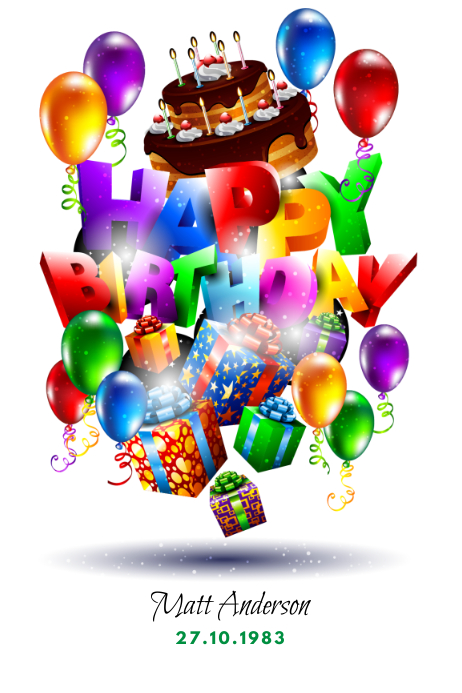 Copy of Happy Birthday Poster | PosterMyWall