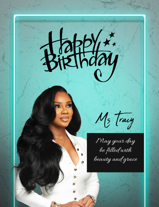 Happy Birthday Poster Flyer template